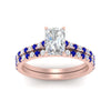 Load image into Gallery viewer, french-pave-radiant-petite-sapphire-wedding-ring-set-in-FD9918RAGSABLANGLE3-NL-RG-B1