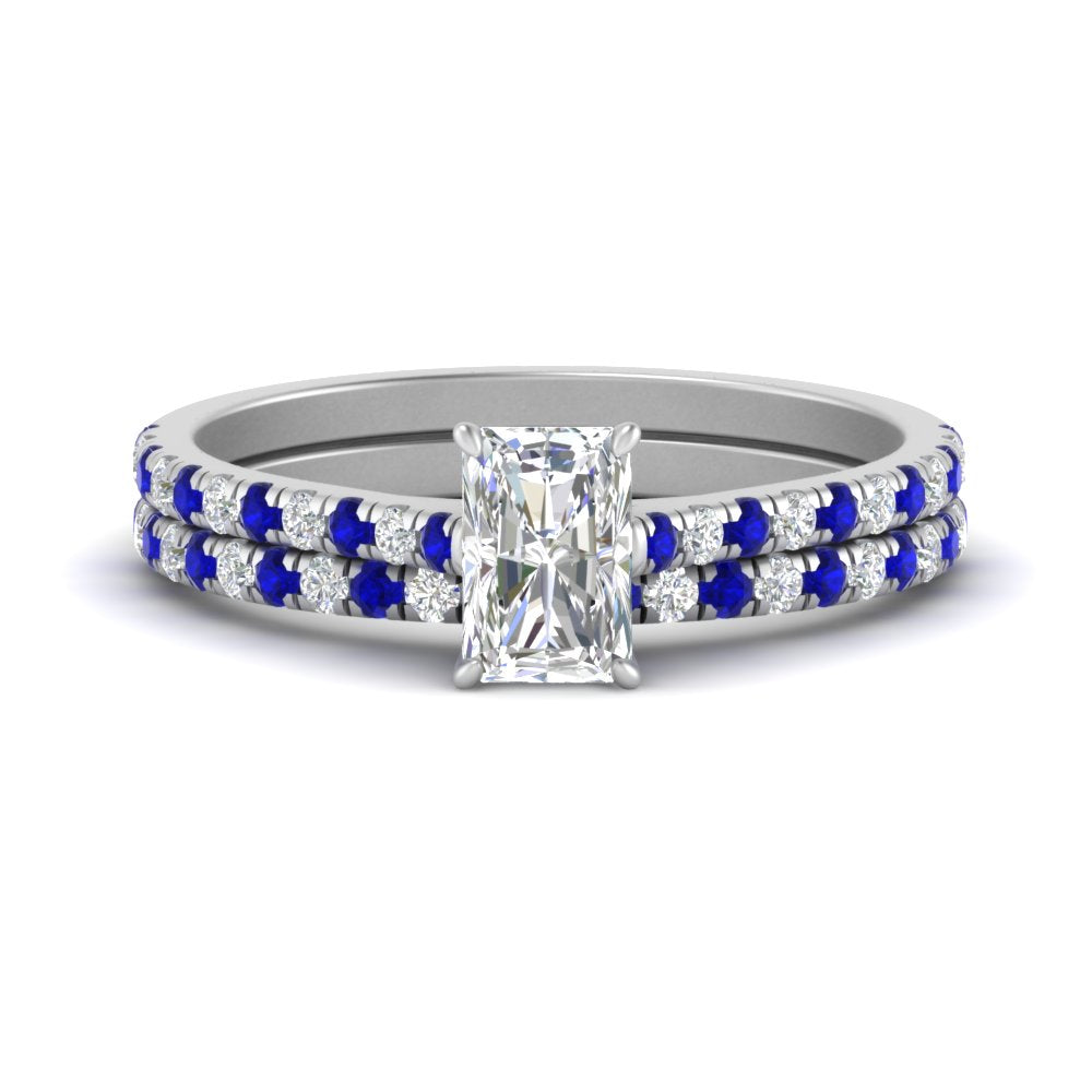 french-pave-radiant-petite-sapphire-wedding-ring-set-in-FD9918RAGSABLANGLE3-NL-WG-B1