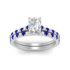 Load image into Gallery viewer, french-pave-radiant-petite-sapphire-wedding-ring-set-in-FD9918RAGSABLANGLE3-NL-WG-B1