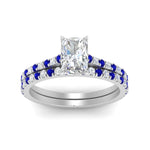 Load image into Gallery viewer, french-pave-radiant-petite-sapphire-wedding-ring-set-in-FD9918RAGSABLANGLE3-NL-WG-B1

