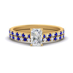 Load image into Gallery viewer, french-pave-radiant-petite-sapphire-wedding-ring-set-in-FD9918RAGSABLANGLE3-NL-YG-B1
