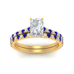 Load image into Gallery viewer, french-pave-radiant-petite-sapphire-wedding-ring-set-in-FD9918RAGSABLANGLE3-NL-YG-B1
