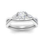 Load image into Gallery viewer, french-pave-round-contour-diamond-wedding-band-in-white-gold-FD9986B1RO-NL-WG