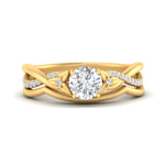Load image into Gallery viewer, french-pave-round-contour-diamond-wedding-band-in-yellow-gold-FD9986B1RO-NL-YG