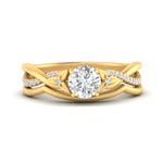 Load image into Gallery viewer, french-pave-round-contour-diamond-wedding-band-in-yellow-gold-FD9986B1RO-NL-YG
