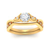 Load image into Gallery viewer, french-pave-round-contour-orange-sapphire-wedding-band-in-yellow-gold-FD9986B1ROGSAOR-NL-YG