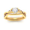 Load image into Gallery viewer, french-pave-round-contour-ruby-wedding-band-in-yellow-gold-FD9986B1ROGRUDR-NL-YG