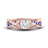 Load image into Gallery viewer, french-pave-round-contour-sapphire-wedding-band-in-rose-gold-FD9986B1ROGSABL-NL-RG