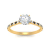 Load image into Gallery viewer, french-pave-round-petite-black-diamond-engagement-ring-in-FD9918RORGBLACKANGLE3-NL-YG