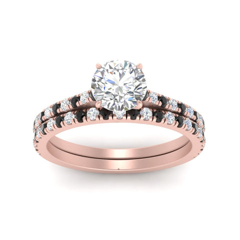 french-pave-round-petite-black-diamond-wedding-ring-set-in-FD9918ROGBLACKANGLE3-NL-RG-B1