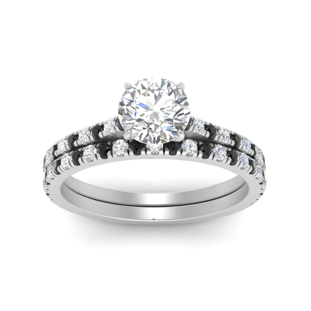 french-pave-round-petite-black-diamond-wedding-ring-set-in-FD9918ROGBLACKANGLE3-NL-WG-B1
