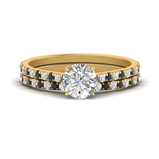 french-pave-round-petite-black-diamond-wedding-ring-set-in-FD9918ROGBLACKANGLE3-NL-YG-B1