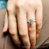 Load image into Gallery viewer, french-pave-round-petite-diamond-engagement-ring-in-FD9918R