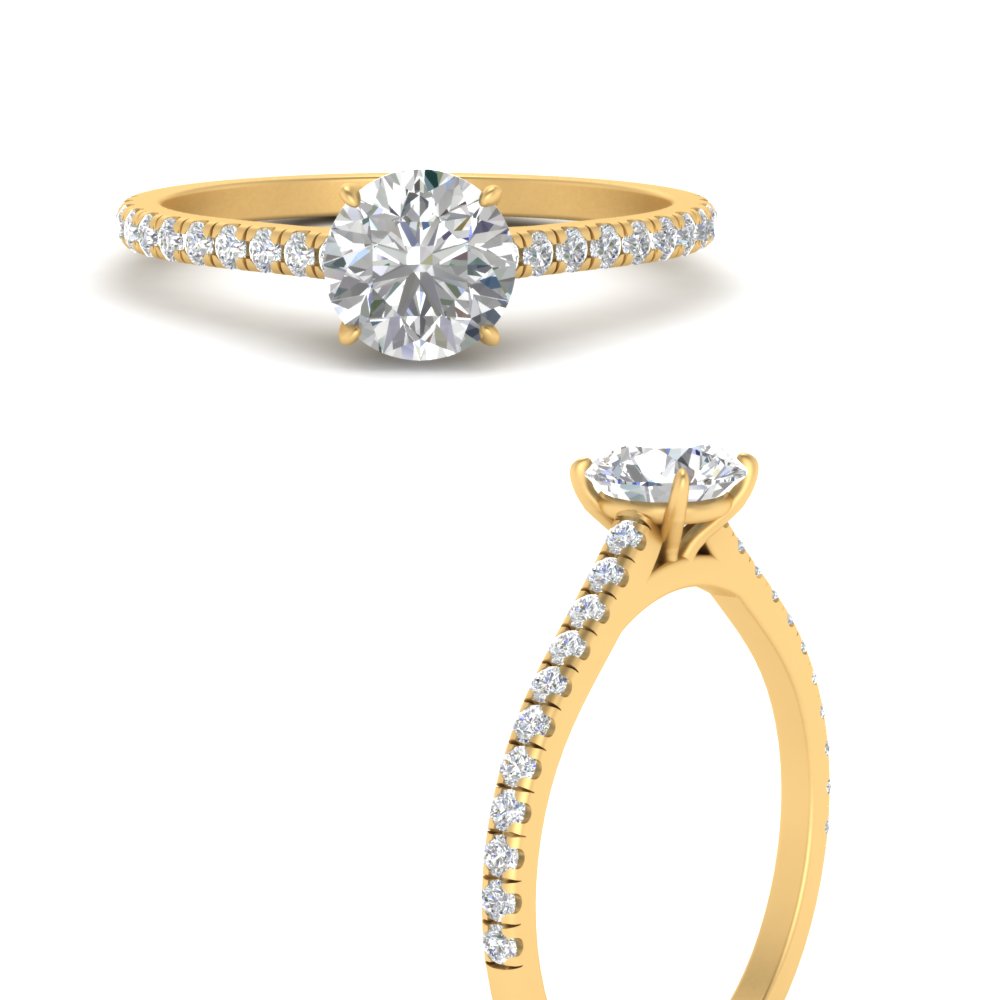 french-pave-round-petite-diamond-engagement-ring-in-FD9918RORANGLE3-NL-YG