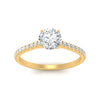 Load image into Gallery viewer, french-pave-round-petite-diamond-engagement-ring-in-FD9918RORANGLE3-NL-YG