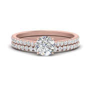 french-pave-round-petite-diamond-wedding-ring-set-in-FD9918ROANGLE3-NL-RG-B1