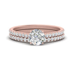 Load image into Gallery viewer, french-pave-round-petite-diamond-wedding-ring-set-in-FD9918ROANGLE3-NL-RG-B1
