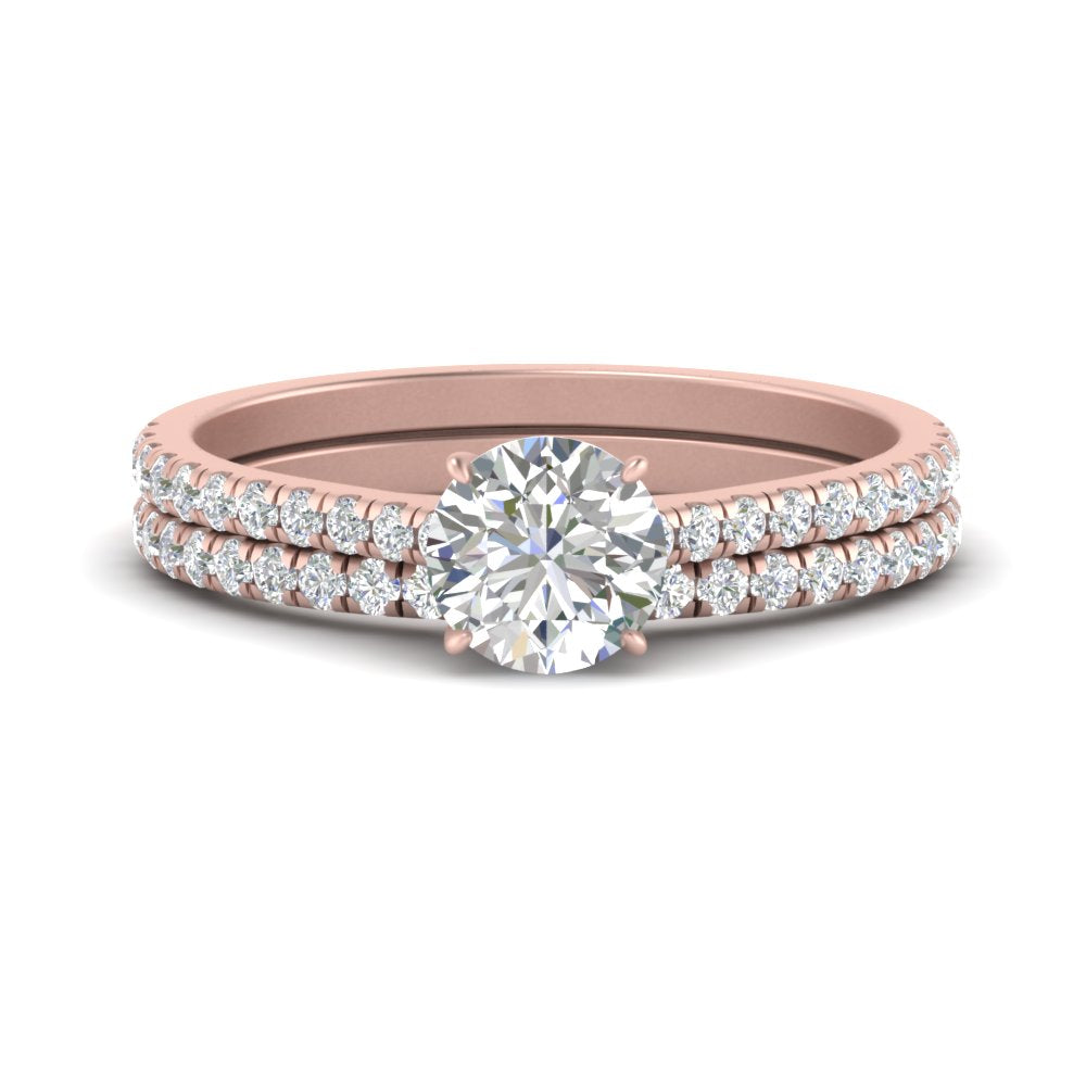 french-pave-round-petite-diamond-wedding-ring-set-in-FD9918ROANGLE3-NL-RG-B1