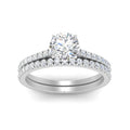 Thumbnail 4 - french-pave-round-petite-diamond-wedding-ring-set-in-FD9918ROANGLE3-NL-WG-B1