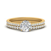 french-pave-round-petite-diamond-wedding-ring-set-in-FD9918ROANGLE3-NL-YG-B1
