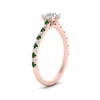 Load image into Gallery viewer, french-pave-round-petite-emerald-engagement-ring-in-FD9918RORGEMGRANGLE3-NL-RG