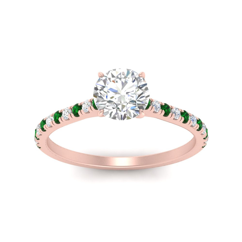 french-pave-round-petite-emerald-engagement-ring-in-FD9918RORGEMGRANGLE3-NL-RG