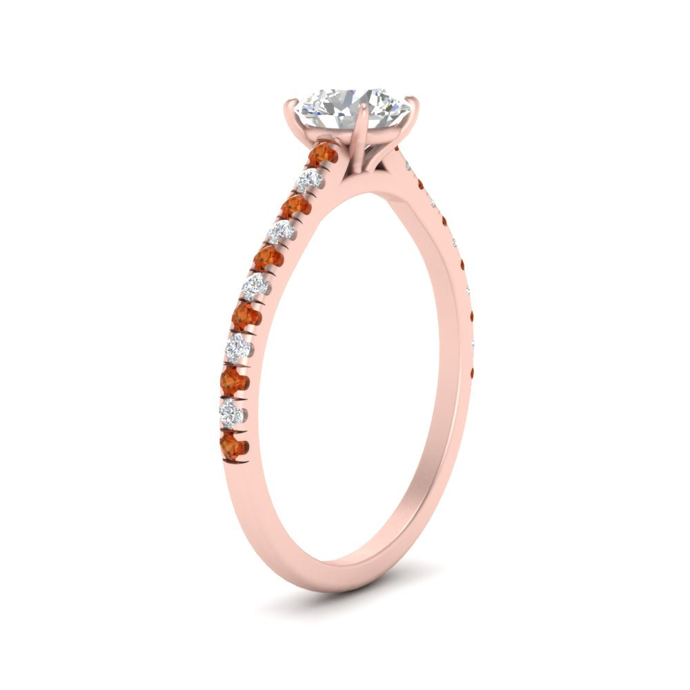 french-pave-round-petite-orange-sapphire-engagement-ring-in-FD9918RORGSAORANGLE3-NL-RG