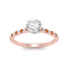 Load image into Gallery viewer, french-pave-round-petite-orange-sapphire-engagement-ring-in-FD9918RORGSAORANGLE3-NL-RG
