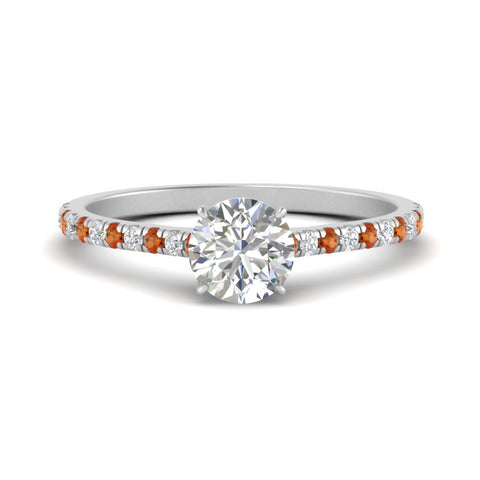french-pave-round-petite-orange-sapphire-engagement-ring-in-FD9918RORGSAORANGLE3-NL-WG