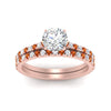 Load image into Gallery viewer, french-pave-round-petite-orange-sapphire-wedding-ring-set-in-FD9918ROGSAORANGLE3-NL-RG-B1