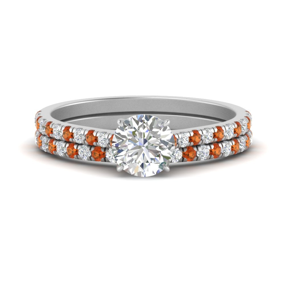 french-pave-round-petite-orange-sapphire-wedding-ring-set-in-FD9918ROGSAORANGLE3-NL-WG-B1