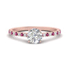 Load image into Gallery viewer, french-pave-round-petite-pink-sapphire-engagement-ring-in-FD9918RORGSADRPIANGLE3-NL-RG
