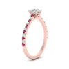 Load image into Gallery viewer, french-pave-round-petite-pink-sapphire-engagement-ring-in-FD9918RORGSADRPIANGLE3-NL-RG