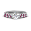 Load image into Gallery viewer, french-pave-round-petite-pink-sapphire-wedding-ring-set-in-FD9918ROGSADRPIANGLE3-NL-WG-B1