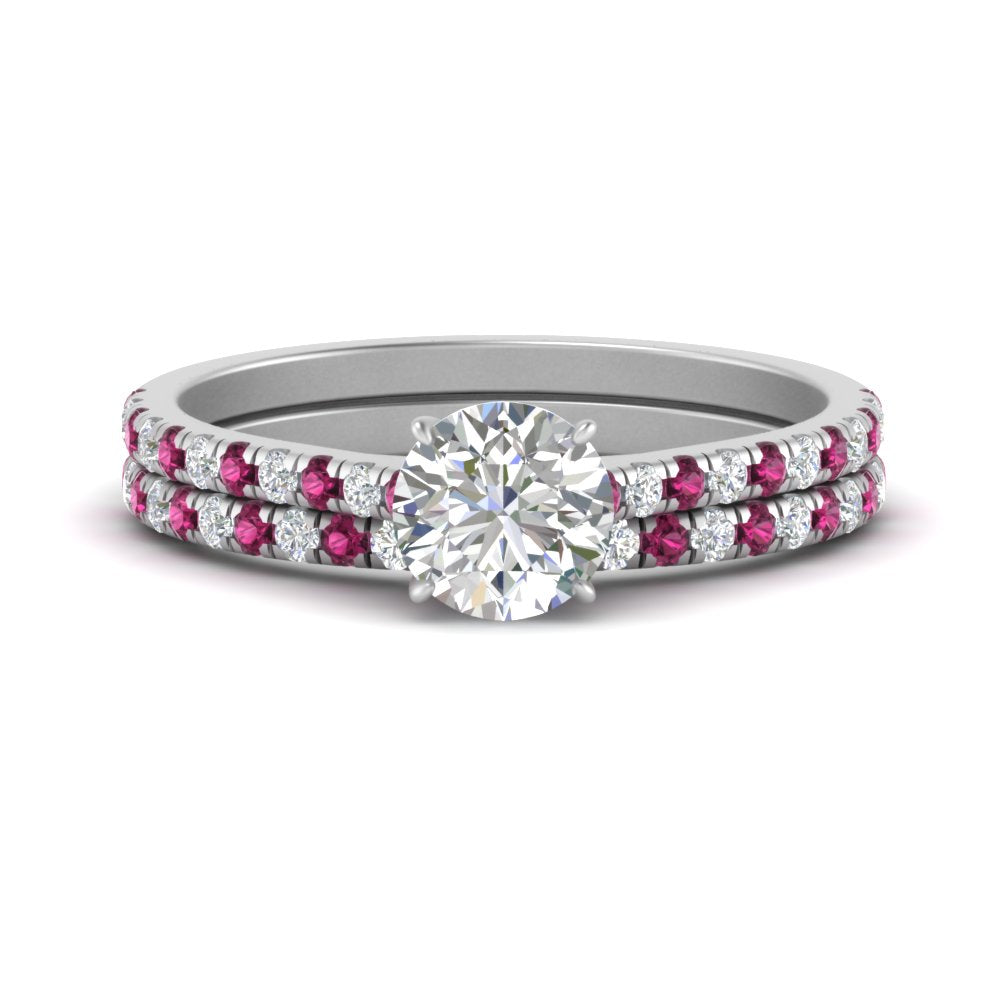 french-pave-round-petite-pink-sapphire-wedding-ring-set-in-FD9918ROGSADRPIANGLE3-NL-WG-B1