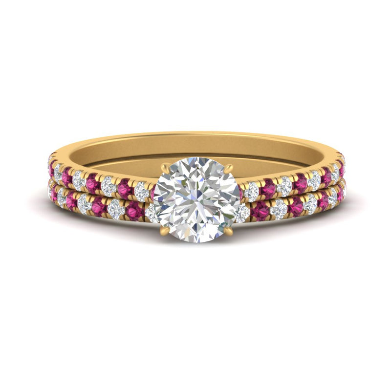 french-pave-round-petite-pink-sapphire-wedding-ring-set-in-FD9918ROGSADRPIANGLE3-NL-YG-B1