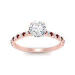 Load image into Gallery viewer, french-pave-round-petite-ruby-engagement-ring-in-FD9918RORGRUDRANGLE3-NL-RG
