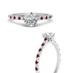 Load image into Gallery viewer, french-pave-round-petite-ruby-engagement-ring-in-FD9918RORGRUDRANGLE3-NL-WG
