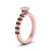 Load image into Gallery viewer, french-pave-round-petite-ruby-wedding-ring-set-in-FD9918ROGRUDRANGLE3-NL-RG-B1