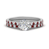 Load image into Gallery viewer, french-pave-round-petite-ruby-wedding-ring-set-in-FD9918ROGRUDRANGLE3-NL-WG-B1