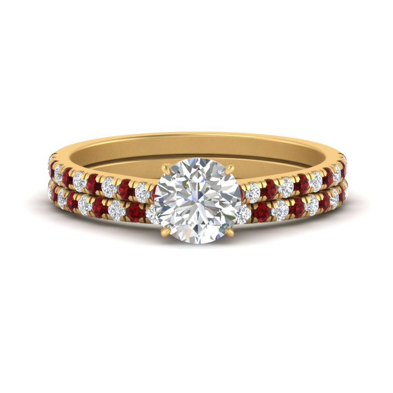 french-pave-round-petite-ruby-wedding-ring-set-in-FD9918ROGRUDRANGLE3-NL-YG-B1