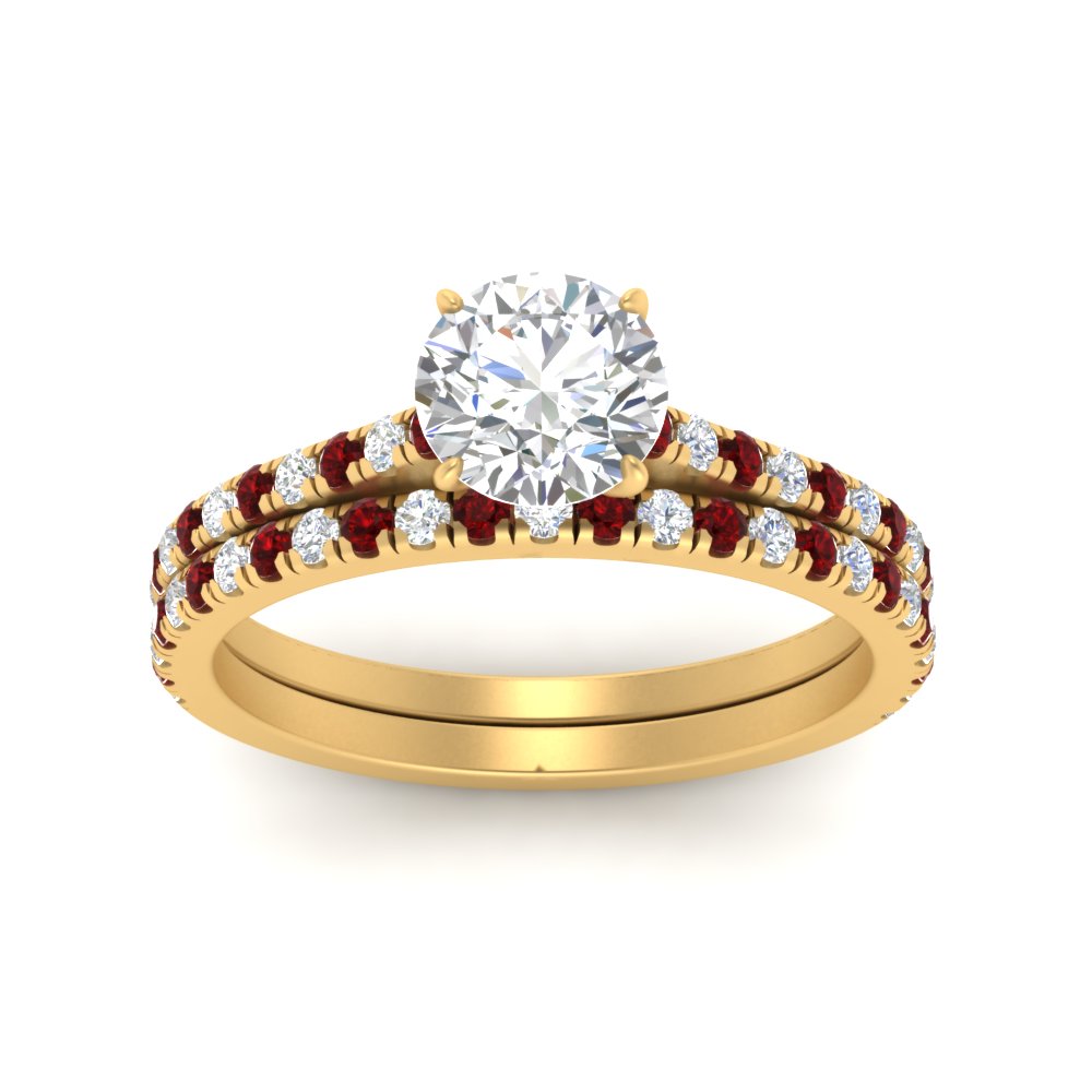 french-pave-round-petite-ruby-wedding-ring-set-in-FD9918ROGRUDRANGLE3-NL-YG-B1