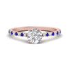 Load image into Gallery viewer, french-pave-round-petite-sapphire-engagement-ring-in-FD9918RORGSABLANGLE3-NL-RG