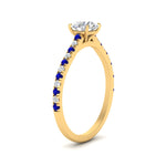 Load image into Gallery viewer, french-pave-round-petite-sapphire-engagement-ring-in-FD9918RORGSABLANGLE3-NL-YG
