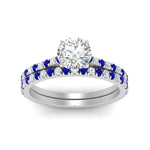 Load image into Gallery viewer, french-pave-round-petite-sapphire-wedding-ring-set-in-FD9918ROGSABLANGLE3-NL-WG-B1
