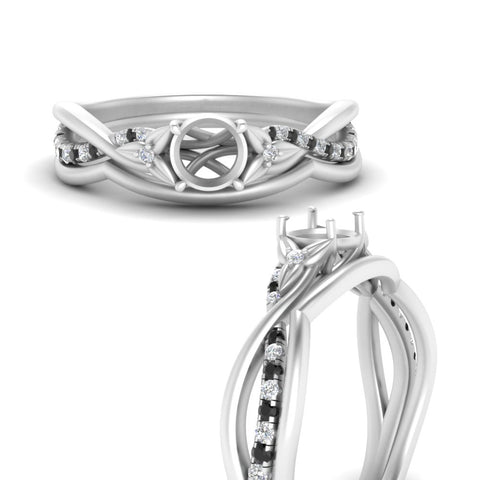 french-pave-semi-mount-contour-black-diamond-wedding-band-in-white-gold-FD9986B1SMGBLACK-NL-WG