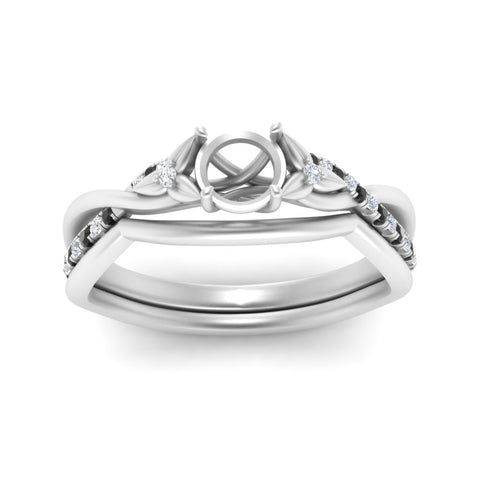 french-pave-semi-mount-contour-black-diamond-wedding-band-in-white-gold-FD9986B1SMGBLACK-NL-WG