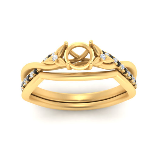 french-pave-semi-mount-contour-black-diamond-wedding-band-in-yellow-gold-FD9986B1SMGBLACK-NL-YG