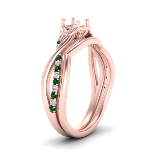 french-pave-semi-mount-contour-emerald-wedding-band-in-rose-gold-FD9986B1SMGEMGR-NL-RG