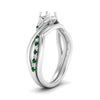 Load image into Gallery viewer, french-pave-semi-mount-contour-emerald-wedding-band-in-white-gold-FD-9986B1SMGEMGR-NL-WG